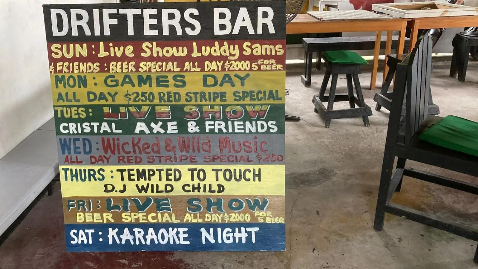 Ostello Drifters@One Mile Negril Giamaica